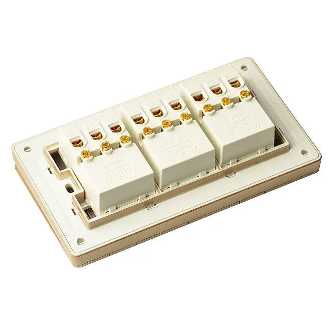 Clopal Elegant Grey Series 2 switch + 1 socket Outlet Price in Pakistan 
