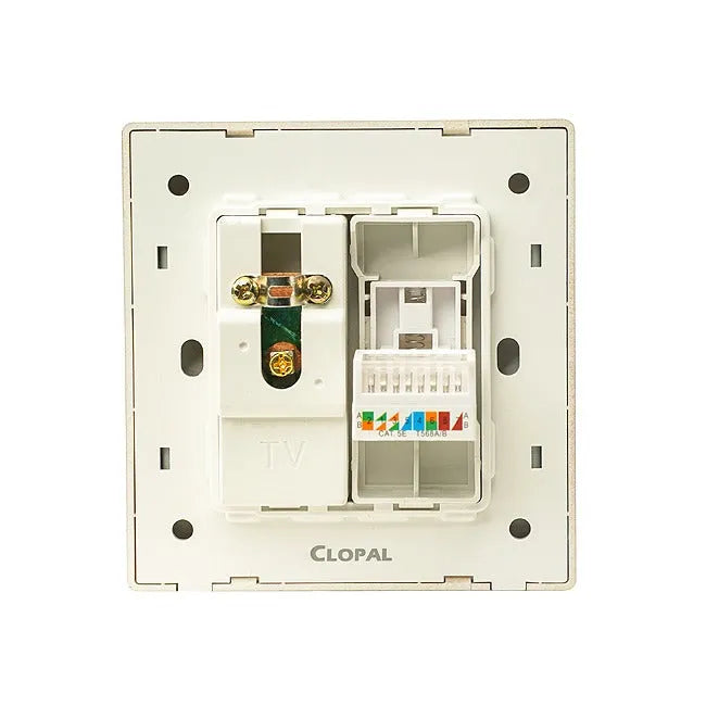 Clopal ARC 2 Gang TV Outlet Price in Pakistan