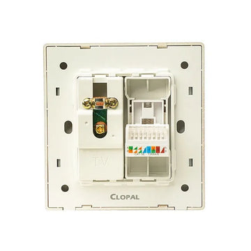 Clopal ARC 2 Gang TV Outlet Price in Pakistan