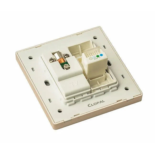 Clopal ARC Series 2 switch + 2 socket Outlet Price in Pakistan