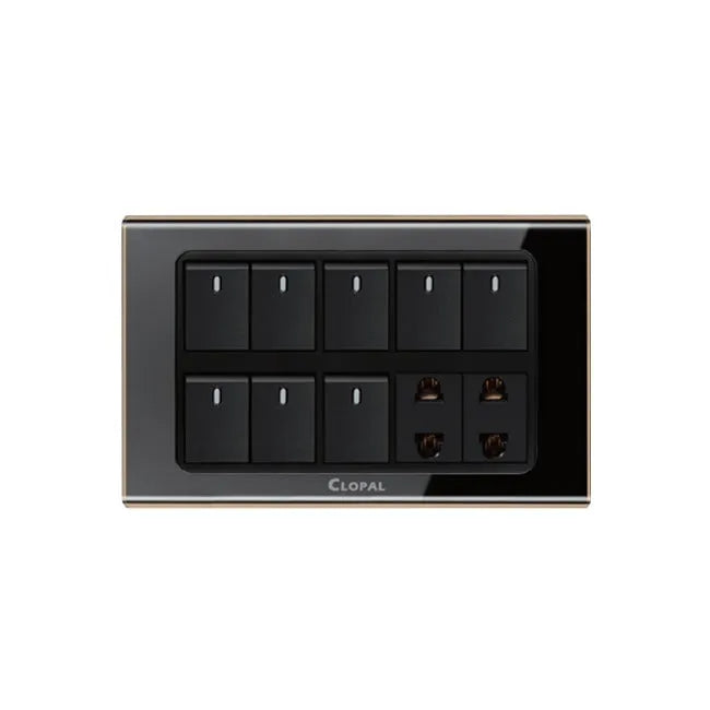 Clopal 8 Gang Switch Superior Quality Price in Pakistan Main image