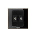 Clopal Black Series 1-2 Gang TV Superior Quality