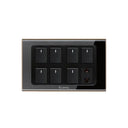 Clopal Black Series 7 switch + 1 socket Outlet