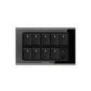 Clopal Black Series 9 switch + 1 socket Outlet