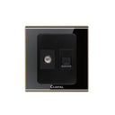 Clopal Black Series TV+Telephone Shuttered Outlet