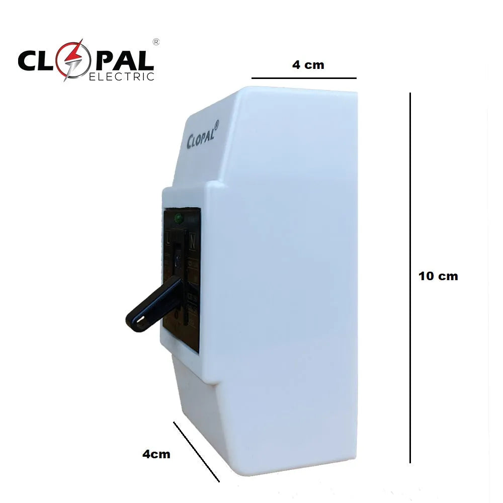 Clopal 2 Pole Safety Circuit Breaker with LED Secondary image