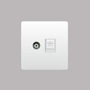 Clopal Cloud Series TV+Telephone Shuttered Outlet