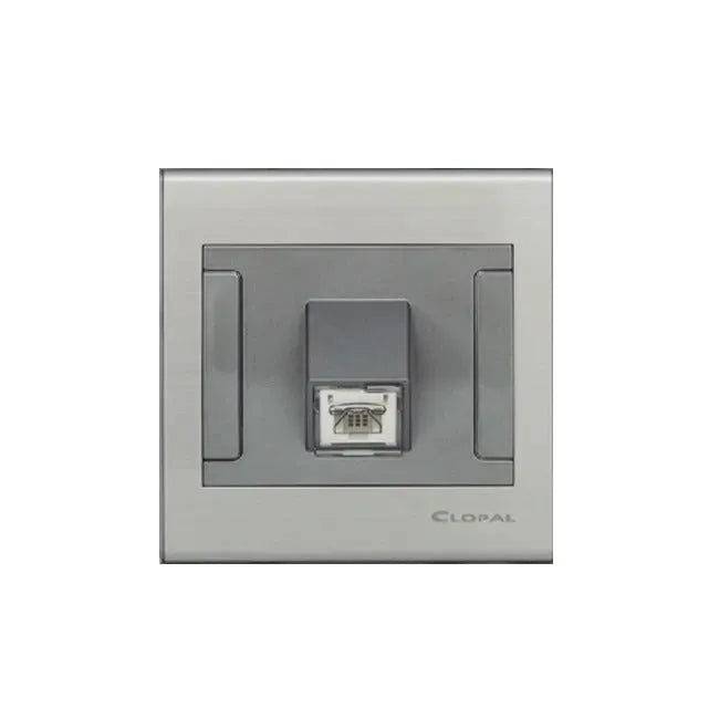 Clopal Elegant Grey Series 4 Gang Switch Price in Pakistan Main image