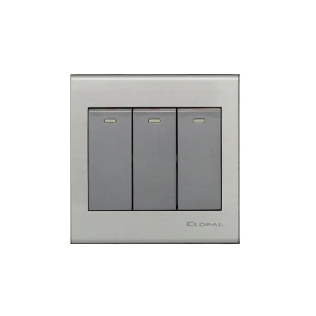 Clopal Elegant Grey Series 1 Telephone Outlet Price in Pakistan  Main image