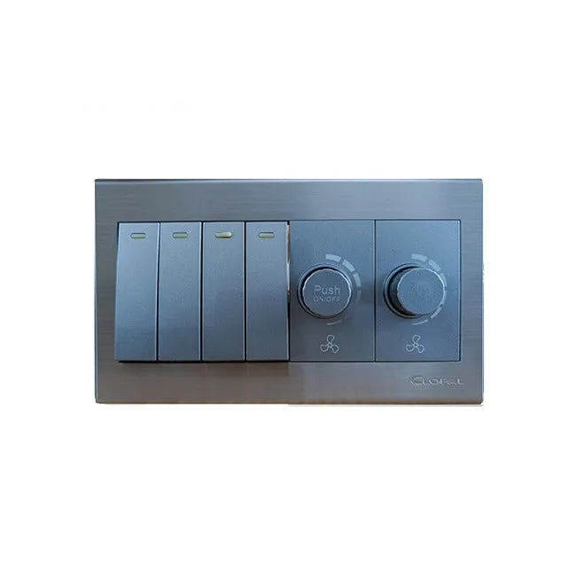 Clopal Elegant Series 1 switch + 1 socket Outlet Price in Pakistan Main image