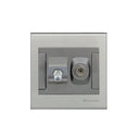 Clopal Elegant Grey Series 1-2 Gang TV Outlet Superior Quality