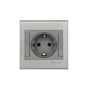 Clopal Elegant Grey Series Euro Socket