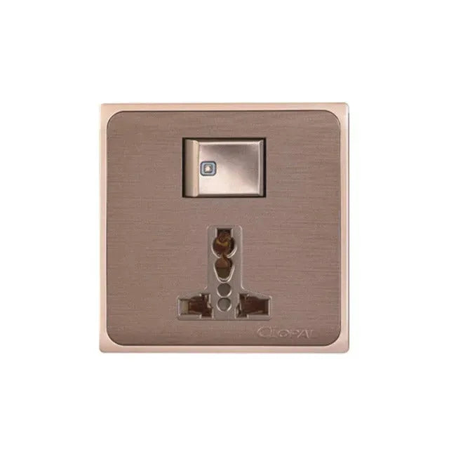 Clopal Focus Series 4 switch + 2 socket Outlet Price in Pakistan Main image