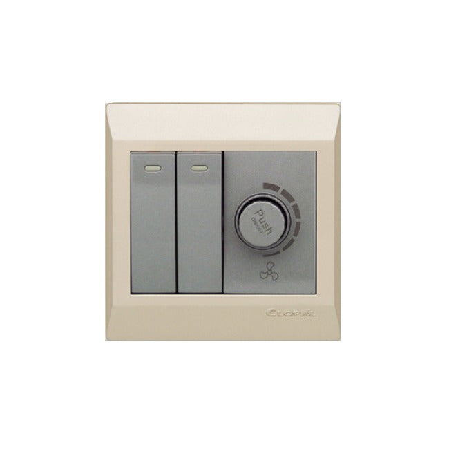 Clopal Golden Metalic Series 2 + 1 Dimmer Price in Pakistan 