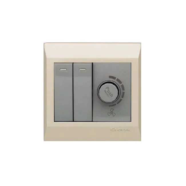 Clopal Golden Metallic 20A Double Pole Switch Price in Pakistan Main image