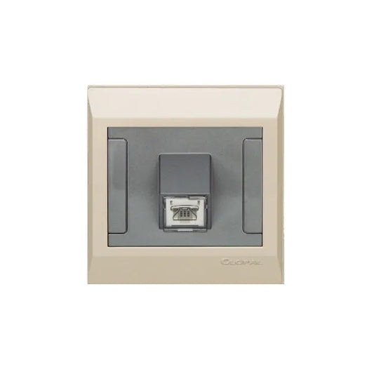 Clopal Golden Metallic Series 2 Gang Switch Price in Pakistan