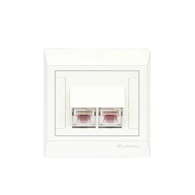 Clopal Ideas White Series 6 Gang Switch Price in Pakistan