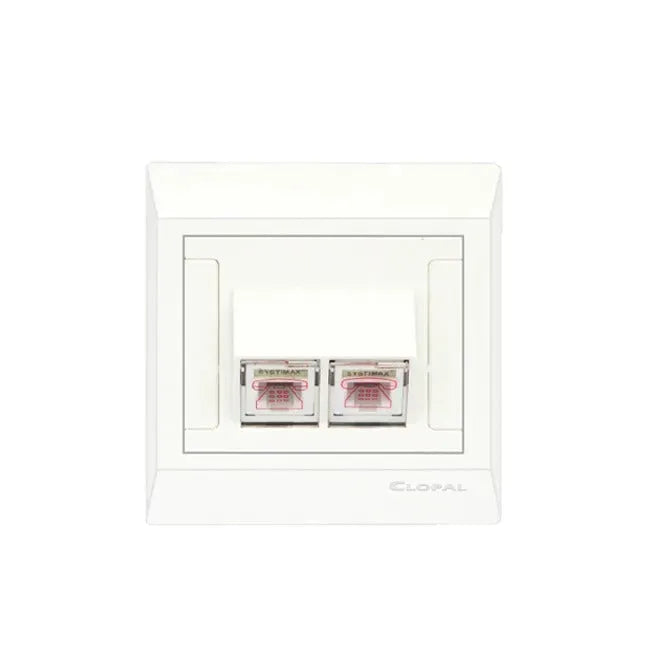 Clopal Ideas White Series 6 Gang Switch Price in Pakistan