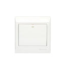 Clopal Ideas White Series 1 Gang 2 Way Flush Switch