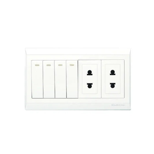 Clopal Night Rider Double 13A Flat BS Socket Price in Pakistan