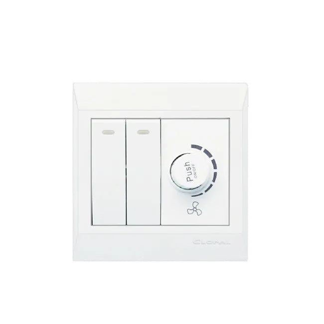Clopal White Series 4 + 1 Dimmer + 1 Socket Price in Pakistan