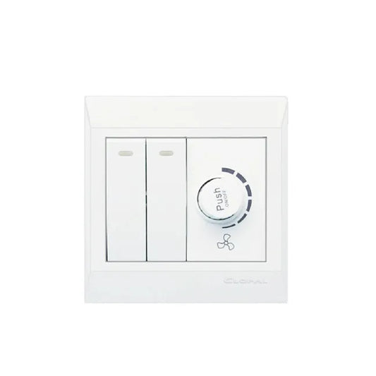 Clopal White Series 4 + 1 Dimmer + 1 Socket Price in Pakistan