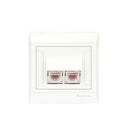 Clopal Ideas White Series 1-2 Gang Telephone Superior Quality
