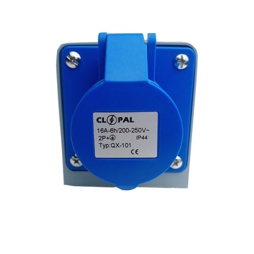 Clopal Socket Surface Mounted 3-Pin – Blue Price in Pakistan