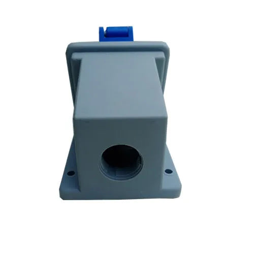Clopal Industrial Socket Panel Mounted 220-240 V – 16A 3-Pin – Blue Secondary image