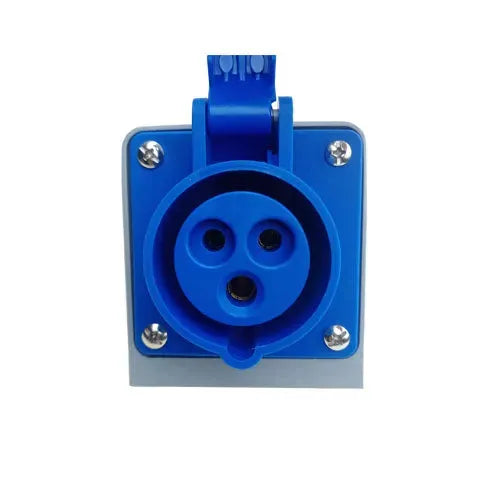 Clopal Socket Surface Mounted 3 Pin – Blue Price in Pakistan Main image