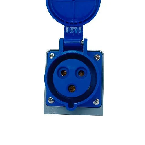 Clopal Industrial Socket 32A 3 Pin – Blue Price in Pakistan Main image