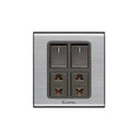 Clopal Inspire Series 2 switch + 2 socket Outlet