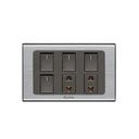 Clopal Inspire Series 4 switch + 2 socket Outlet