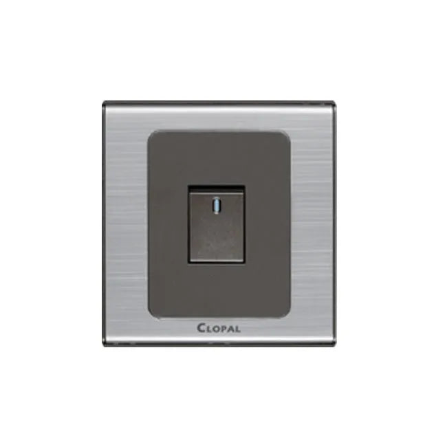 Clopal Black Series 9 switch + 1 socket Outlet Price in Pakistan