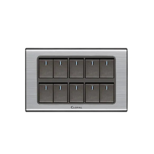 Clopal Black Series 3 switch + 1 socket Outlet Price in Pakistan