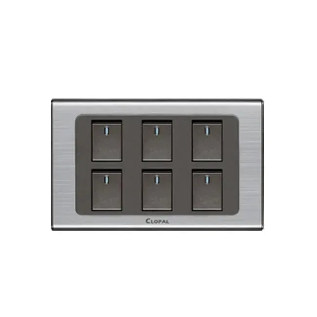 Clopal 5 switch + 1 socket Outlet Price in Pakistan