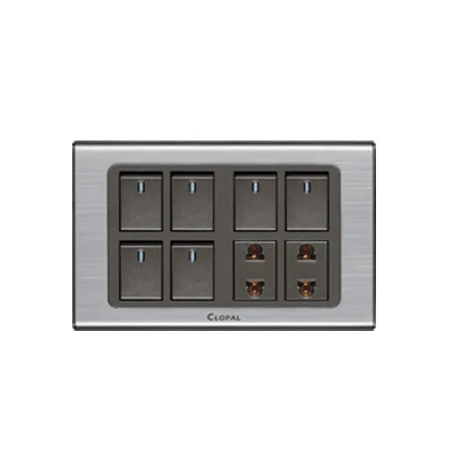 Clopal Black Series Power Plug (for A.C) Outlet Price in Pakistan  Main image