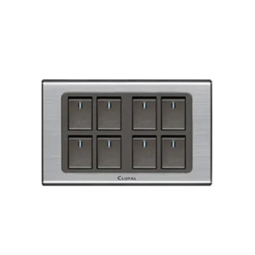 Clopal Black Series 4 switch + 2 socket Outlet Price in Pakistan