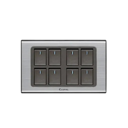 Clopal Black Series 4 switch + 2 socket Outlet Price in Pakistan