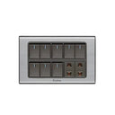 Clopal Inspire Series 8 switch + 2 socket Outlet