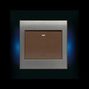 Clopal Night Rider Series 1 Gang 2 Way Flush Switch