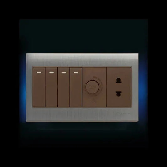 clopal night rider series 1 8 gang switch Price in Pakistan