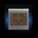 Clopal Night Rider Series USB 4 Socket 4.2A