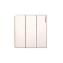 Clopal Pearl Bravo Series 3-Gang 2-Way Flush Switch