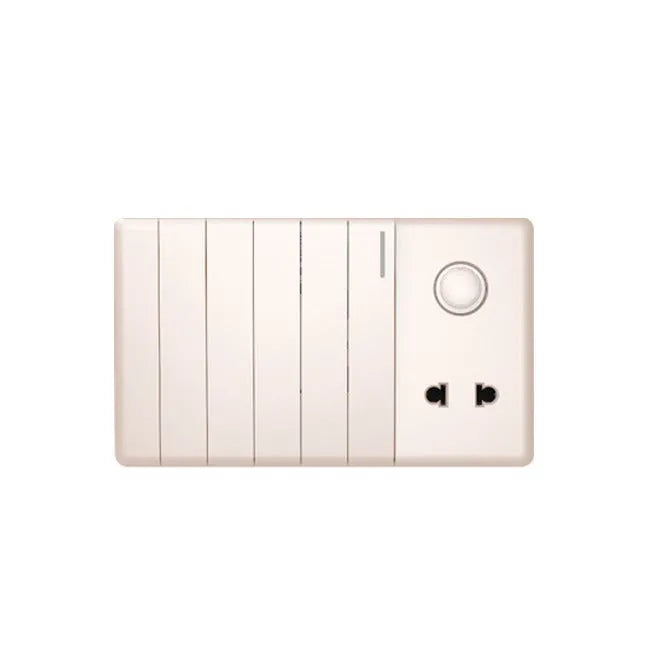 Clopal Pearl Bravo Series 8 Gang Switch Price in Pakistan Main image
