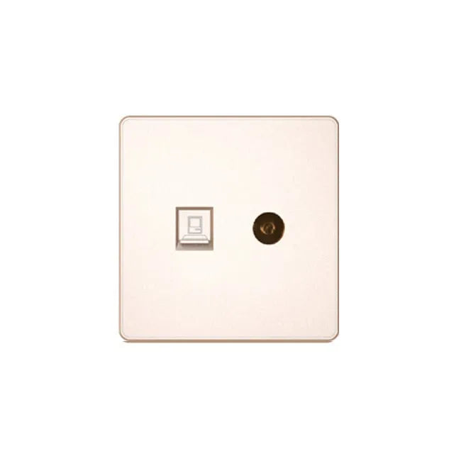 Clopal Platinum Series 2 switch + 2 socket Outlet Price in Pakistan Main image