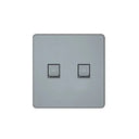 Clopal Platinum Series 1-2 Gang Telephone Outlet