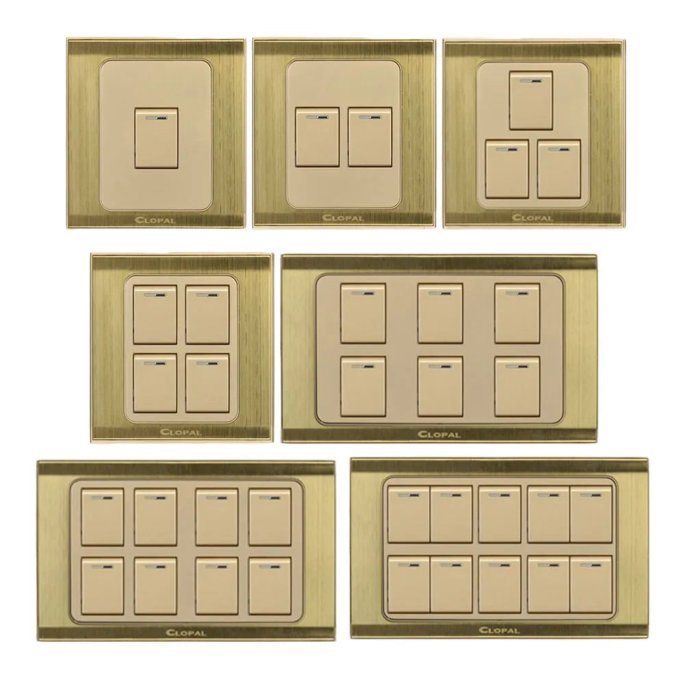Clopal Inspire Series 5 switch + 1 socket Outlet Price in Pakistan 