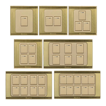Clopal Inspire Series 5 switch + 1 socket Outlet Price in Pakistan 