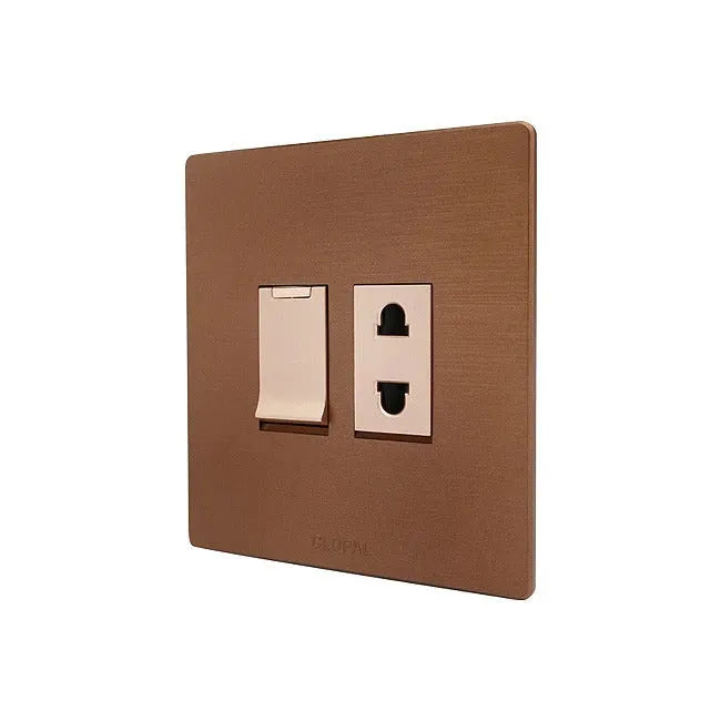 Clopal Pro7 Series 1 switch + 1 socket Outlet Secondary image